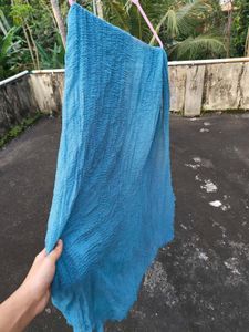 Beautiful Blue Textured Dupatta