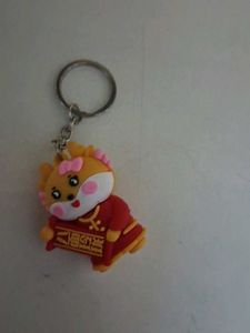 Cute Hamster Keychain