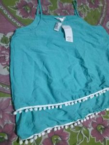 Teal Spaghetti Strap Top