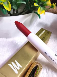 MyGlamm Perfect Curves Matte Lip Crayon-Siren (Red