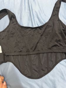 Stylish Black Corset Top