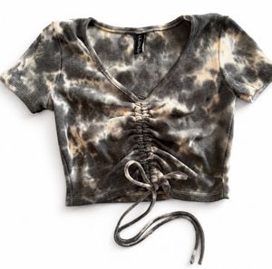 Tie-Dye Crop Top &amp; Skirt Set