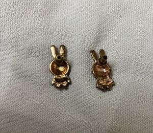 Cute Bunny Rhinestone Earrings