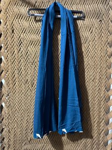 Elegant Blue Floral Print Kurta Set With Duppta