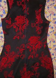 Black And Red Dress