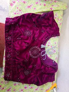 Stunning wine Siqvenc Embroidered Lehenga Choli