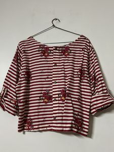 Beautiful Floral Crop Top For Women