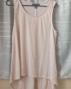 Light nude Sleeveless Tank Top