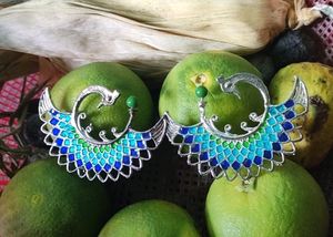 Mayur Enamel 4coloured Layer Earing