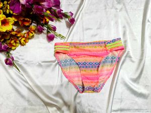 🇳🇿💫🎀Vibrant Geometric Print Bikini Bottom