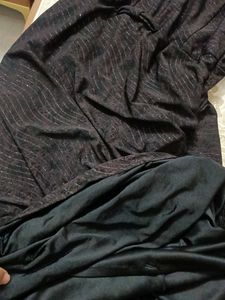 Chocolate Brown Shimmer Sleeveless Maxi Gown