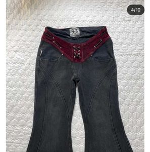 Vintage Black Flare Jeans
