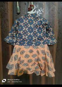 baby girls multi colour frock