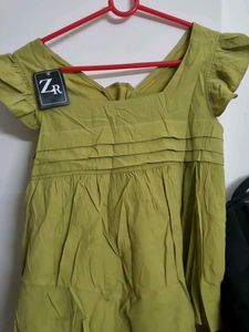 Chic Olive Green Dress