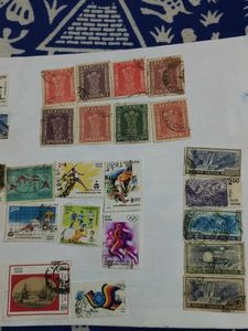 30 vintage Indian assorted Stamps