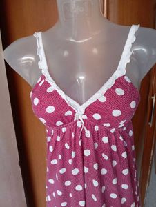 Cute Polka Dot Nightdress