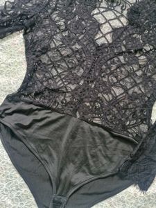 Elegant Black Lace bodysuit