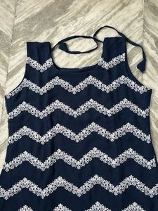 Stylish Navy Blue Kurta Set