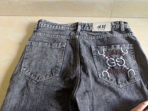 grey denim jeans
