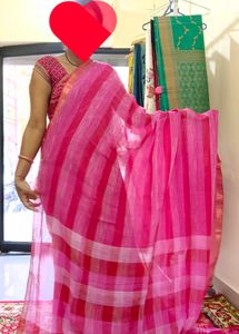 Linen Saree