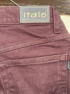 Classic Plum High-Waisted Jeans