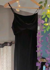 Short Elegant Black Slip Dress