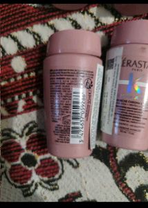 Kerastase Pink Mini Hair Care Bottles