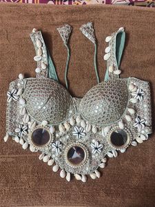 Embellished padded Sea Shell ethic blouse