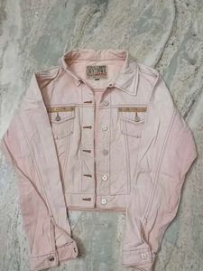 Pink Denim Jacket
