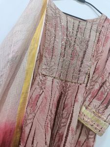 Flawless Gota Worked Gharara Dress