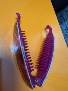 Vibrant Patterned Banana Clip