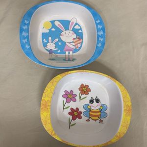 Melamine 2 Cute Bowls