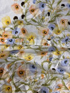 H&amp;m Floral Print Midi Dress