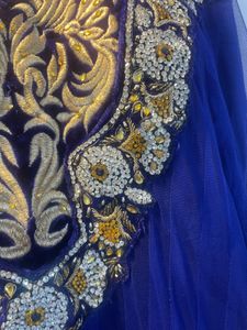 Elegant Blue Ethnic Gown