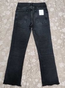 ZARA Vintage Black Straight Leg Jeans