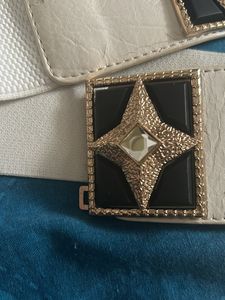 Very Pretty White Stretchable Waist Belt
