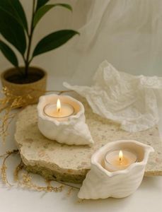 Seashell Candle Holders (Set of 2)