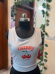 Cherry Graphic Tank Top