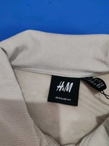 H&amp;M Beige Corduroy Jacket (New)