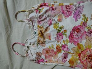Newme Floral Camisole with Lace Trim