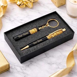 Pen &amp; Keychain Set with Your Name Print