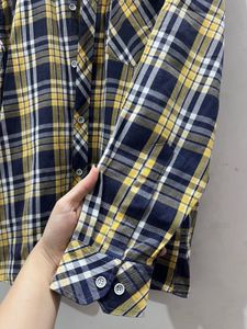 Women’s Plaid Oversized Button-Up Shirt