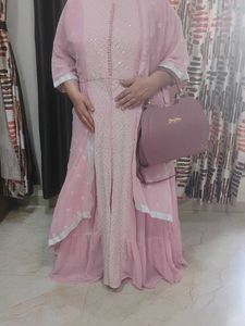 Elegant Pink Kurta Set with Dupatta
