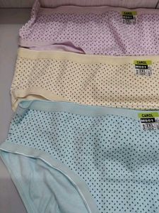 Comfortable Dot Print Briefs (3-Pack)