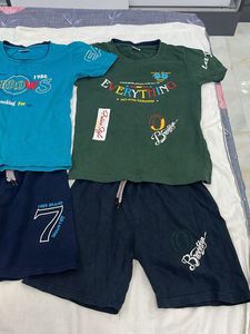 Boys' Graphic Tee &amp; Shorts Set of 3