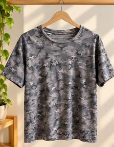 casual grey T-shirt
