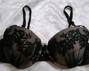 Victorias Secret Black Lace Bra
