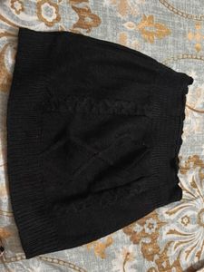 Black Knit tube top