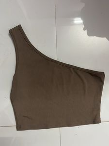 One-Shoulder Crop Top
