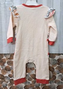 Combo Baby Romper : Floral &amp; Leopard Print